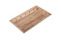 Tác dřevěný s hvězdičkami 25x15 cm